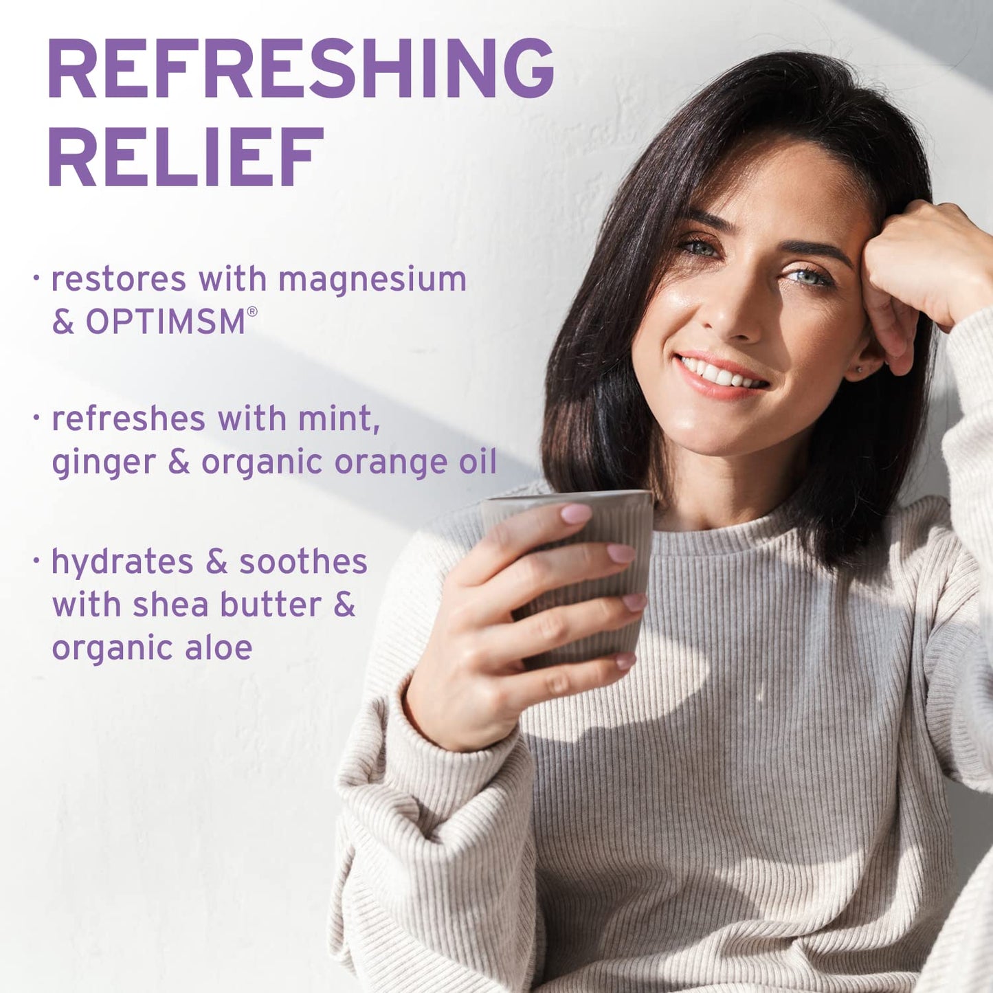 Life-flo Magnesium Cooling Gel for Women, Soothing Hot Flashes with Magnesium Chloride and MSM, Fresh Sage Mint Scent, 3.4 oz