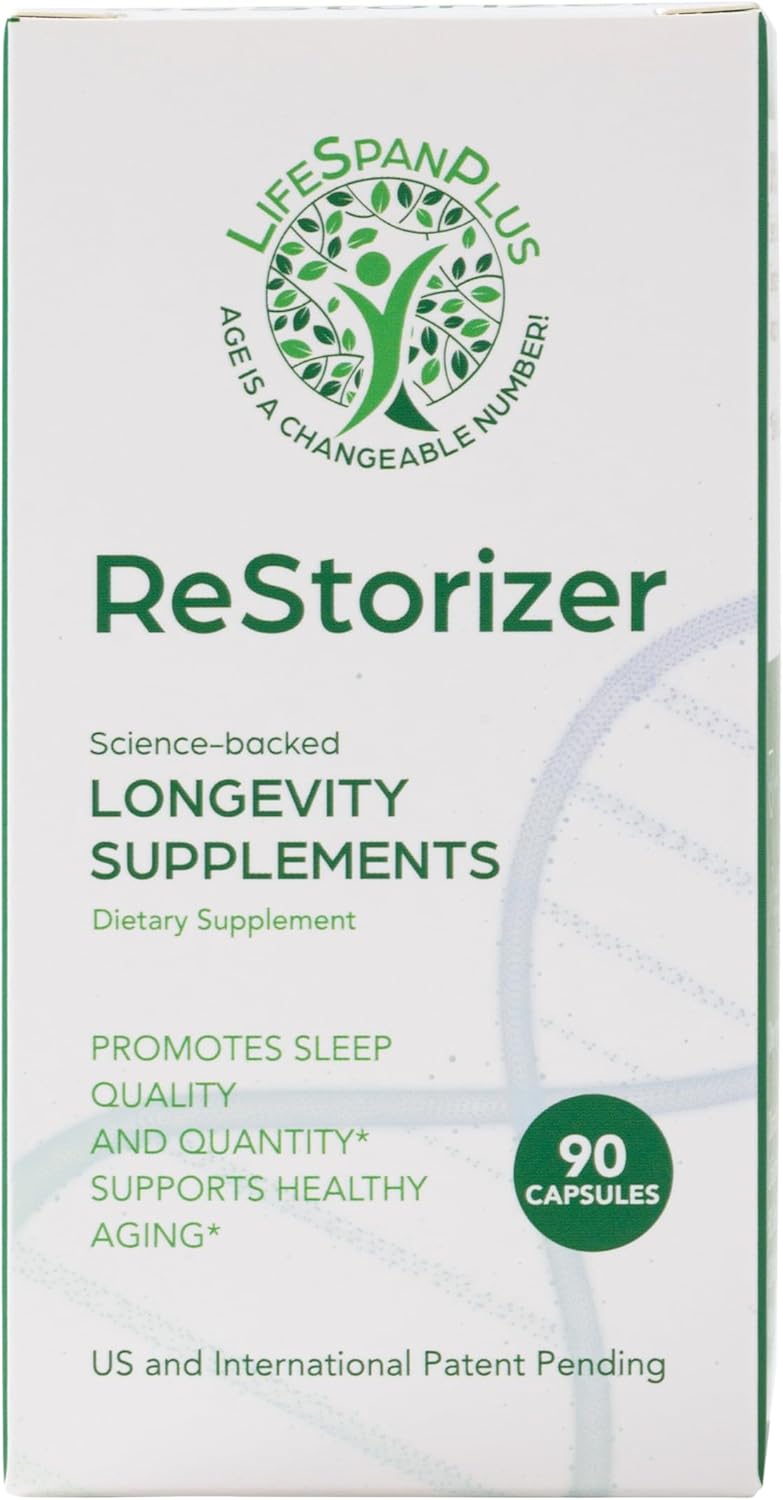 LifeSpanPlus ReStorizer Longevity Supplement - 90 Capsules for Enhanced Health and Vitality