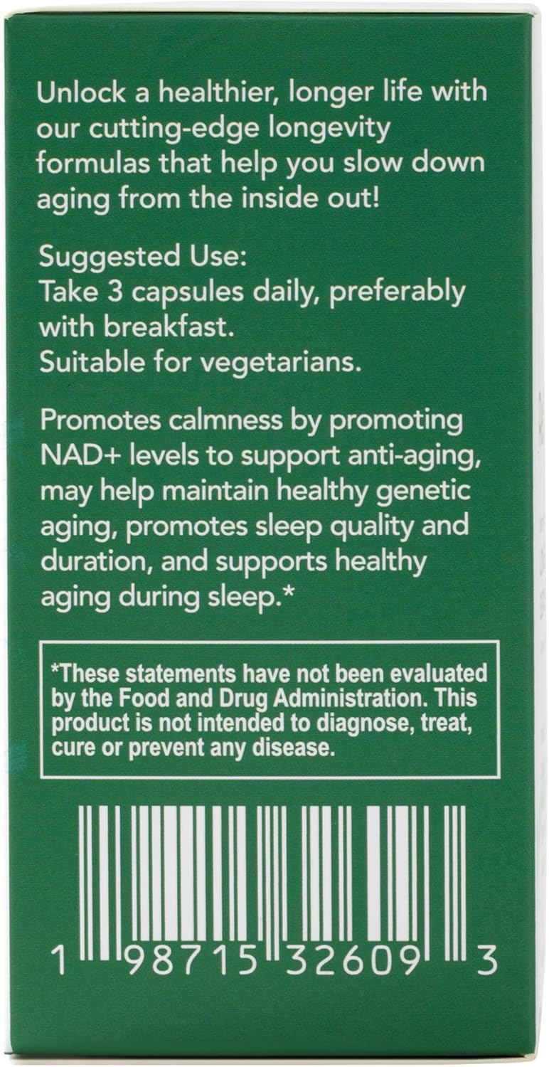 LifeSpanPlus ReStorizer Longevity Supplement - 90 Capsules for Enhanced Health and Vitality
