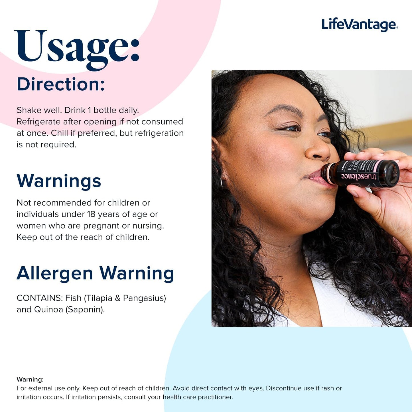 LifeVantage TrueScience Liquid Collagen - Skin Glow & Firmness Support - Collagen Boosting Formula - 30 Bottles x 1.7 Fl. oz.