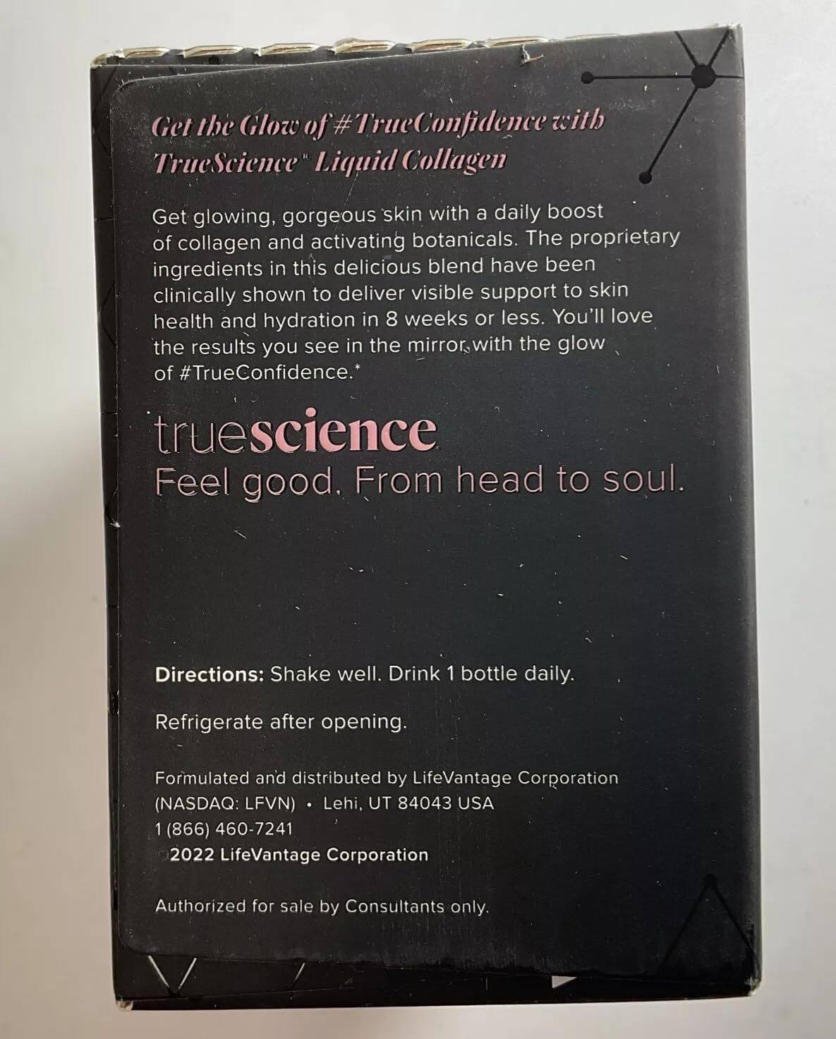 LifeVantage TrueScience Liquid Collagen - Skin Glow & Firmness Support - Collagen Boosting Formula - 30 Bottles x 1.7 Fl. oz.