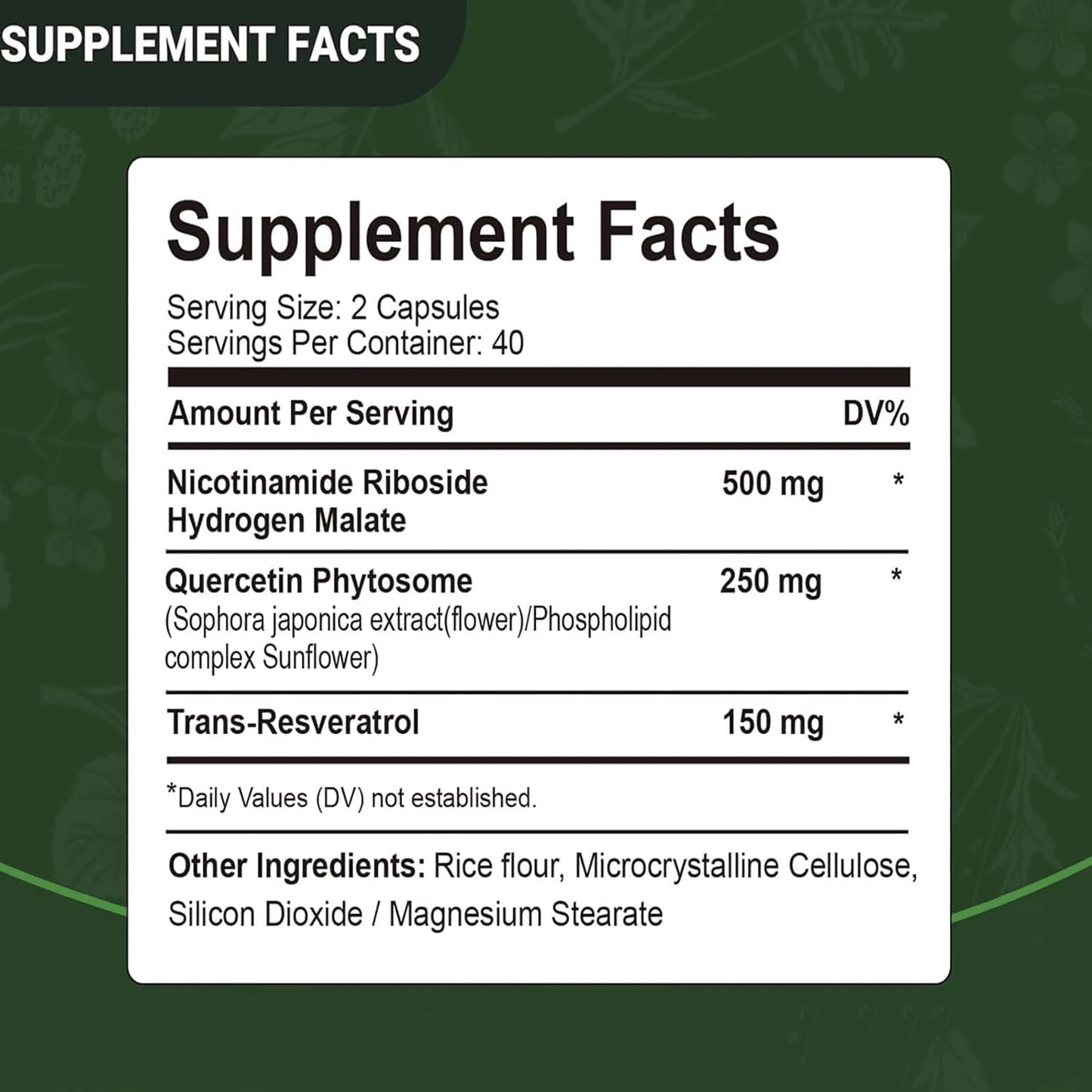 Liposomal Nicotinamide Riboside 900mg Capsules for Energy and Focus with Resveratrol - 80 Count