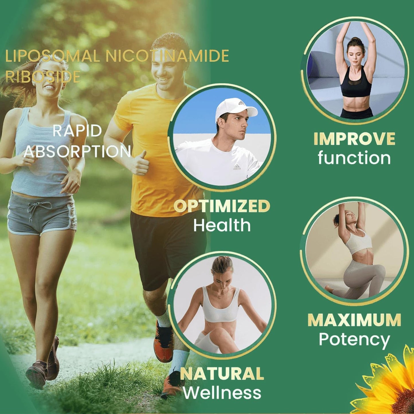 Liposomal Nicotinamide Riboside 900mg Capsules for Energy and Focus with Resveratrol - 80 Count