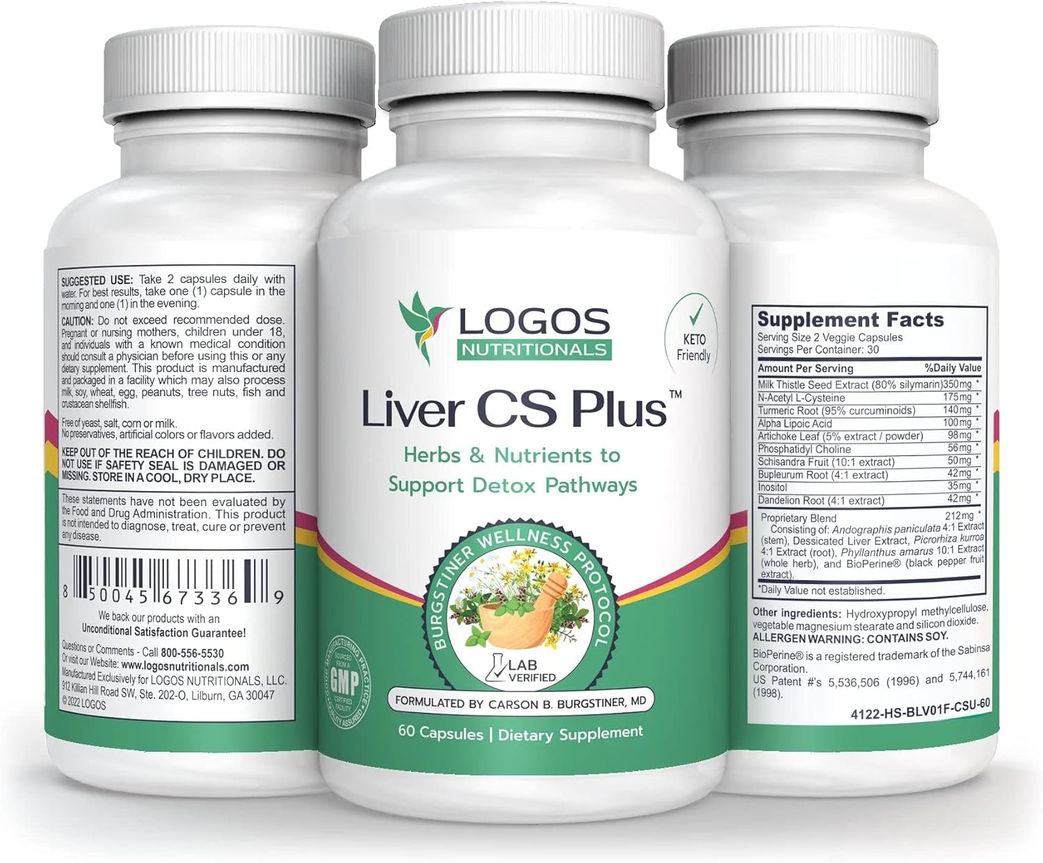 Liver CS Plus: 60 Veggie Caps for Powerful Liver Detox & Glutathione Boost