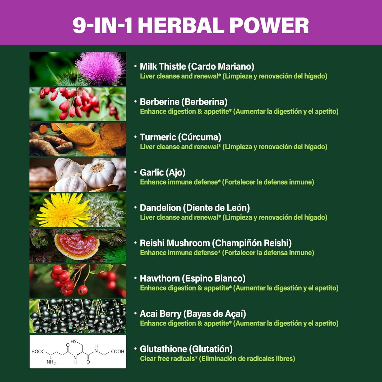 Liver Detox & Repair Herbal Complex Extract with Milk Thistle, Berberine, Turmeric for Immune System & Digestion - 240 Capsules