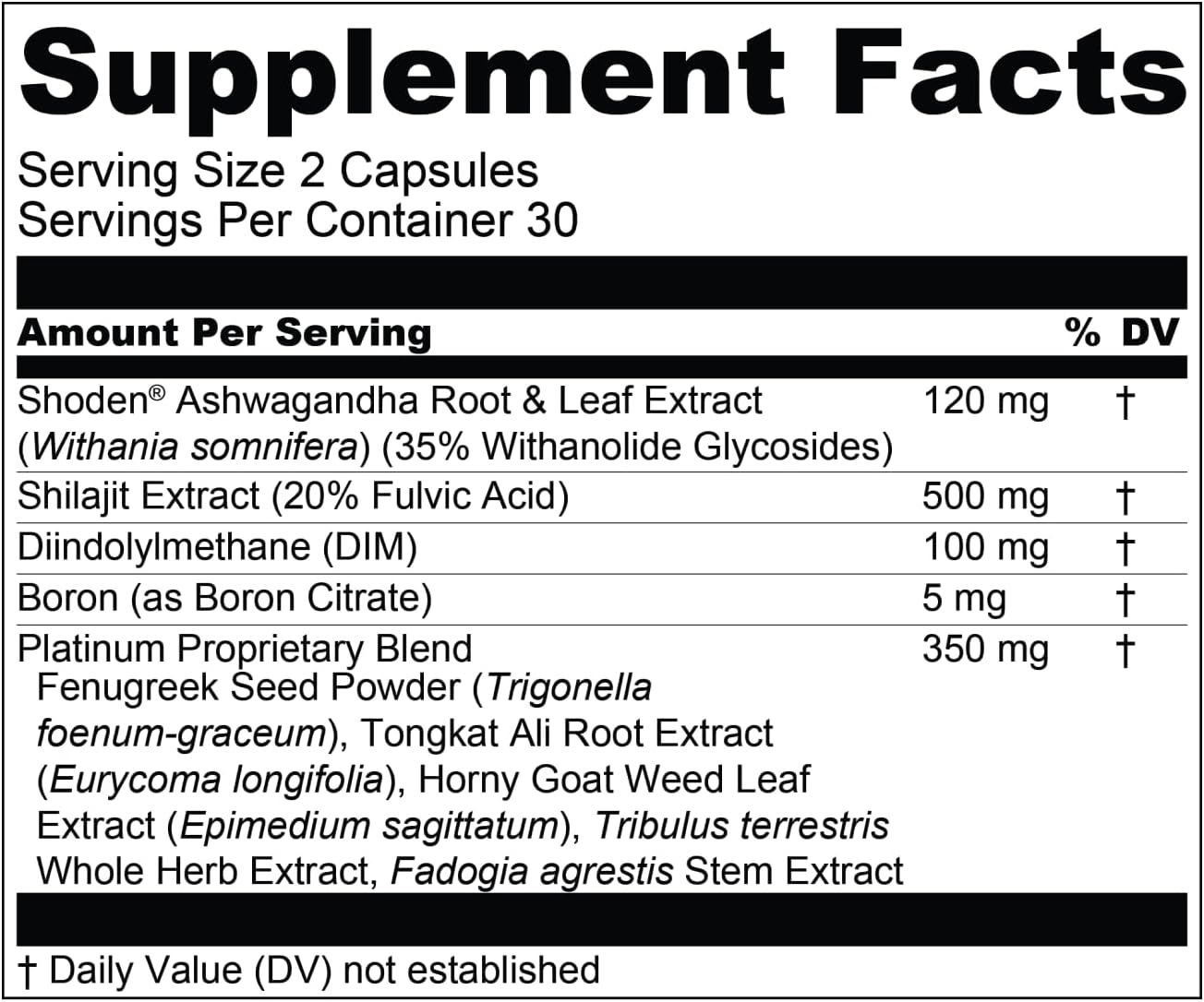 Magnesium, Zinc, Vitamin D3, and T-Hero Platinum Supplement for Sleep, Immune System, Bone Health, Muscle Growth, and Testosterone Support