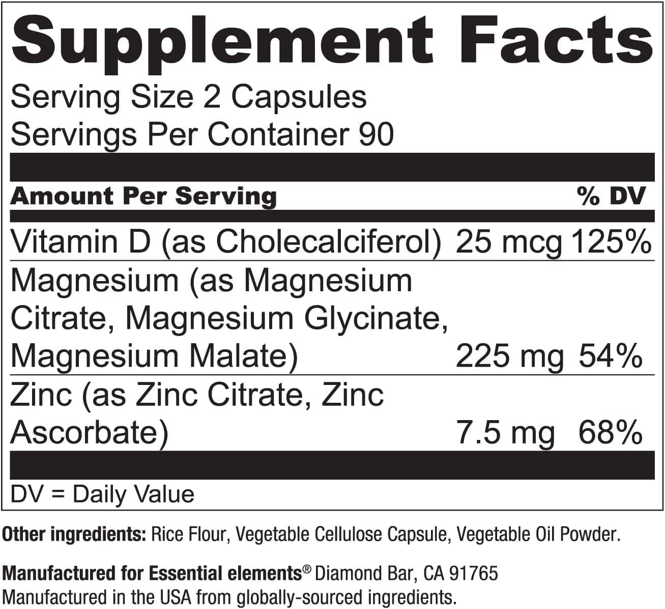 Magnesium, Zinc, Vitamin D3, and T-Hero Platinum Supplement for Sleep, Immune System, Bone Health, Muscle Growth, and Testosterone Support
