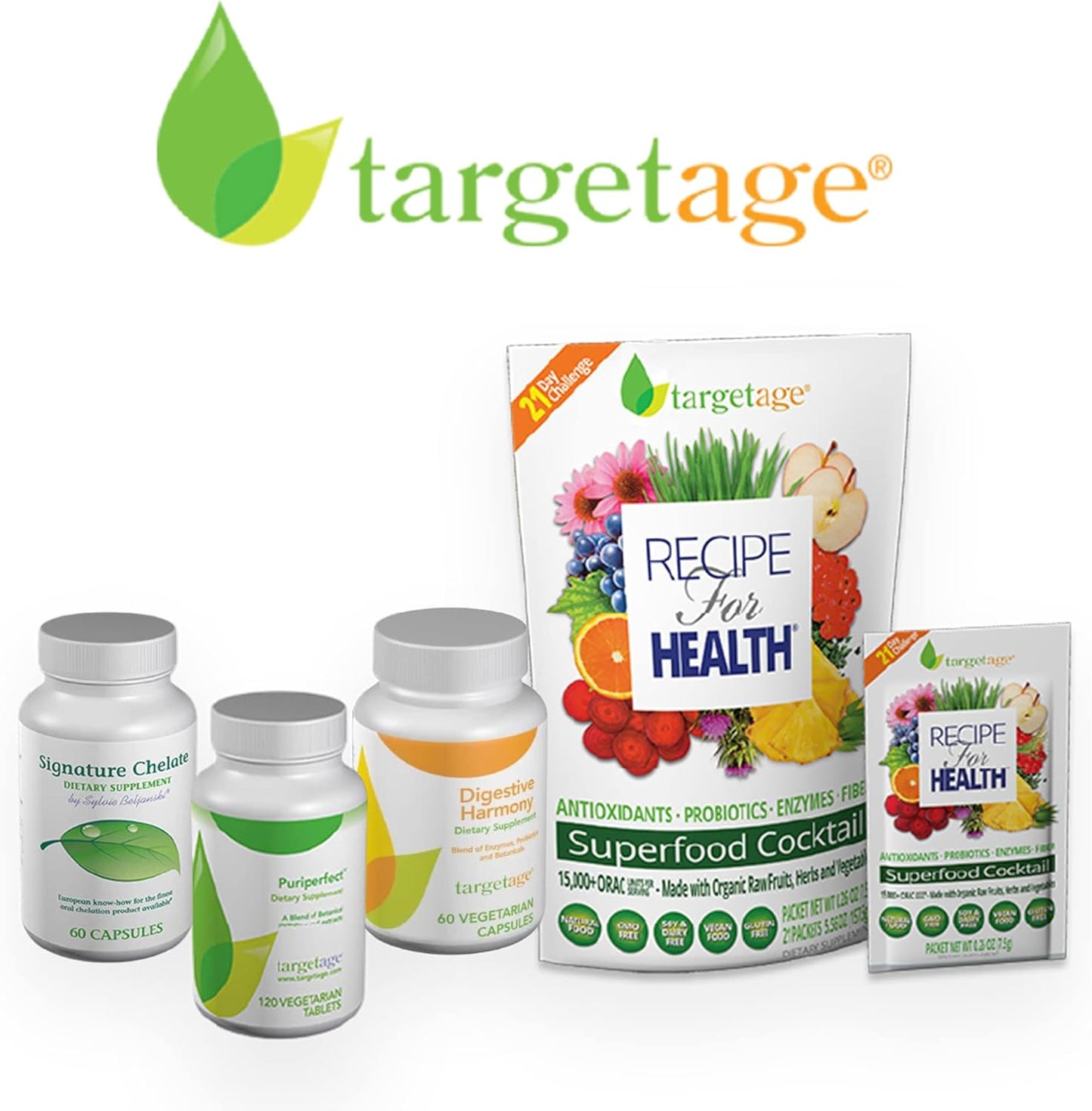 Maison Beljanski® Targetage® Superfood Detox Immune Support Vegan Supplement - 5.46 Oz