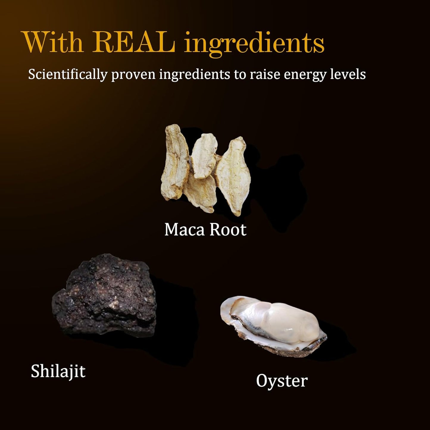 Male Energy Supplement with Oyster Titanium Seaweed Extract and Minerals - Promotes Absorption and Strengthens Body - 60 Capsules