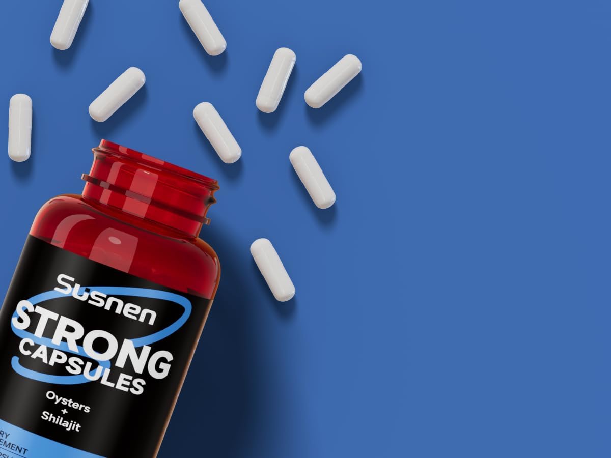 Male Energy Supplement with Oyster Titanium Seaweed Extract and Minerals - Promotes Absorption and Strengthens Body - 60 Capsules