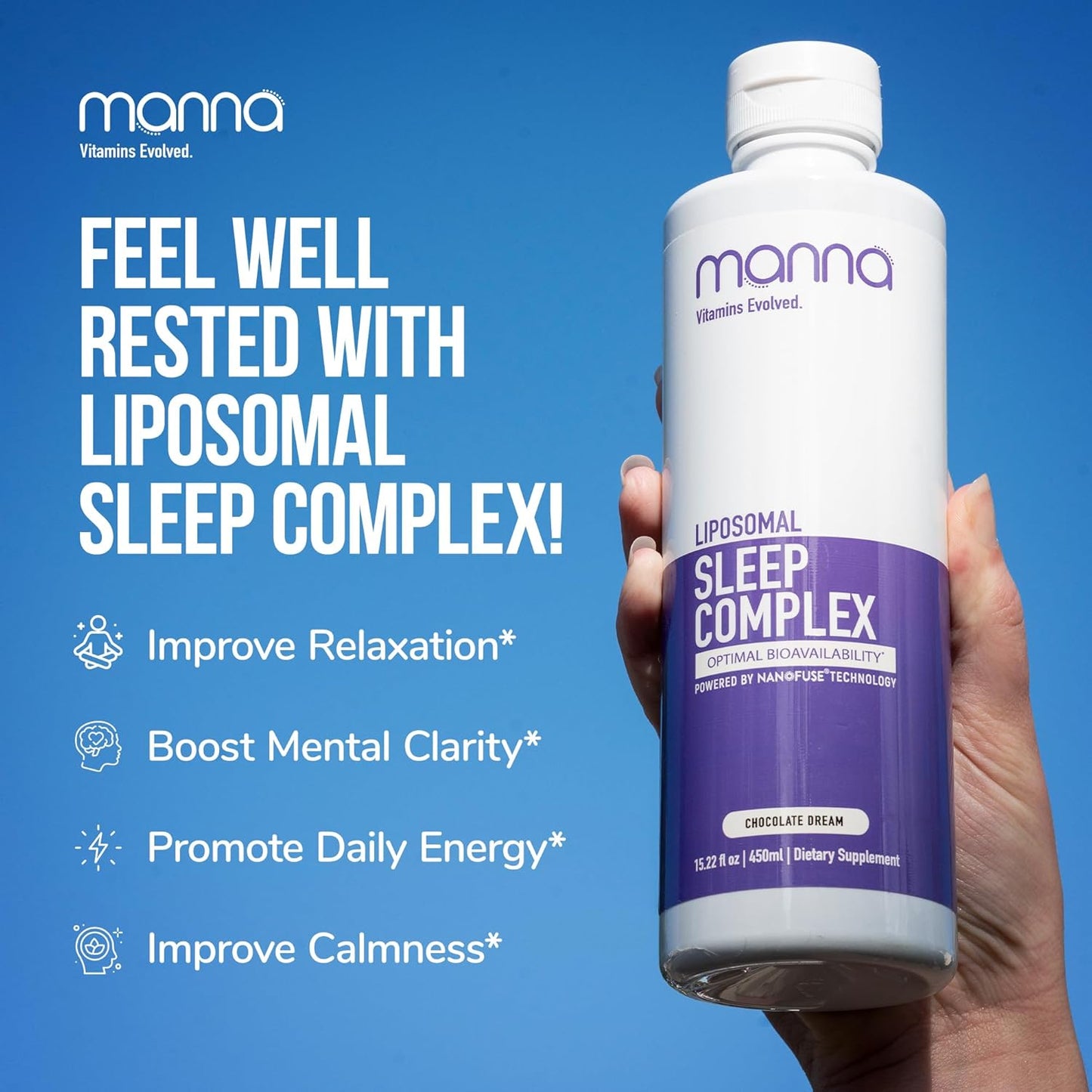 Manna Sleep Complex: Natural Supplement with Ashwagandha for Quality Rest and Sleep Support