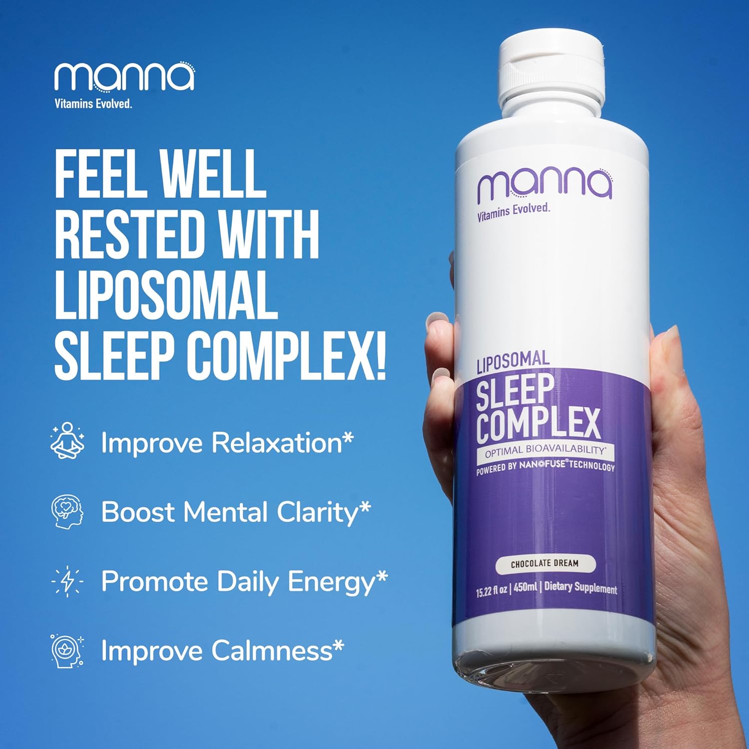 Manna Sleep Complex: Natural Supplement with Ashwagandha for Quality Rest and Sleep Support