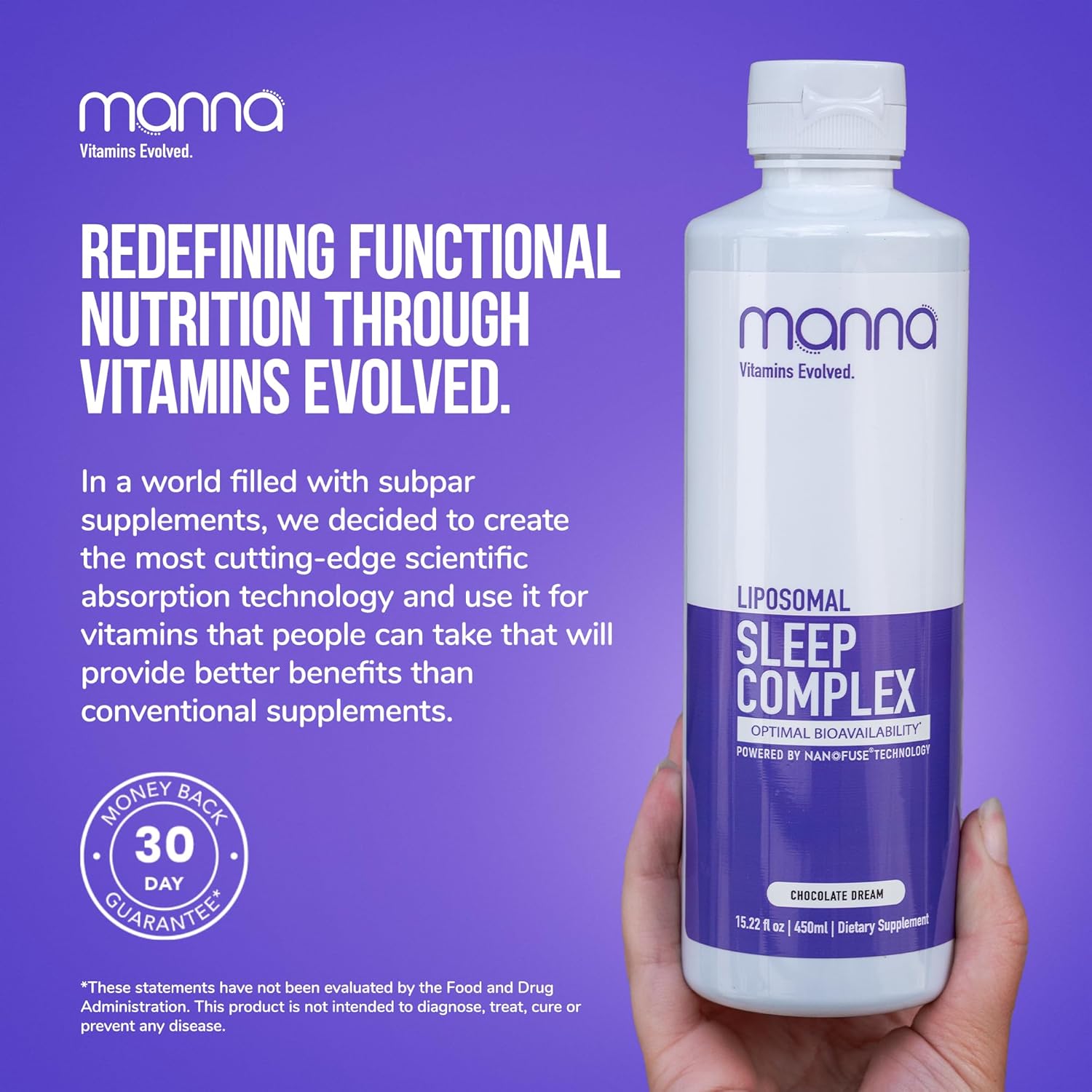 Manna Sleep Complex: Natural Supplement with Ashwagandha for Quality Rest and Sleep Support