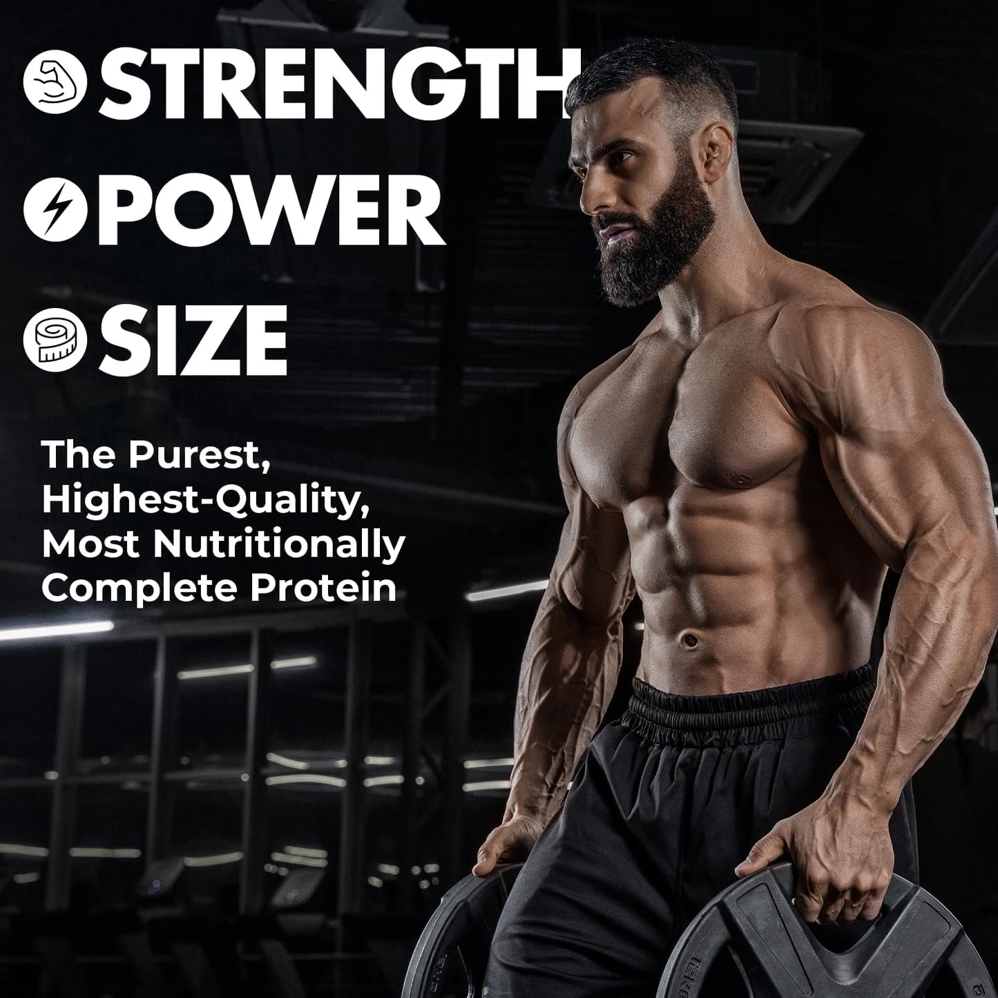 Max Muscle Maxpro Elite Premium Protein Blend with BCAAs, Micellar Casein, and Whey | Supports Muscle Growth and Recovery | 2lb Jar