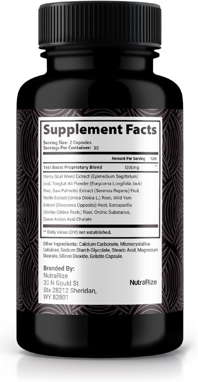 Maximum Edge Male Pills (2 Pack) - Complete Daily Formula for Men's Wellness & Performance, Advanced Dietary Supplement with 120 Capsules