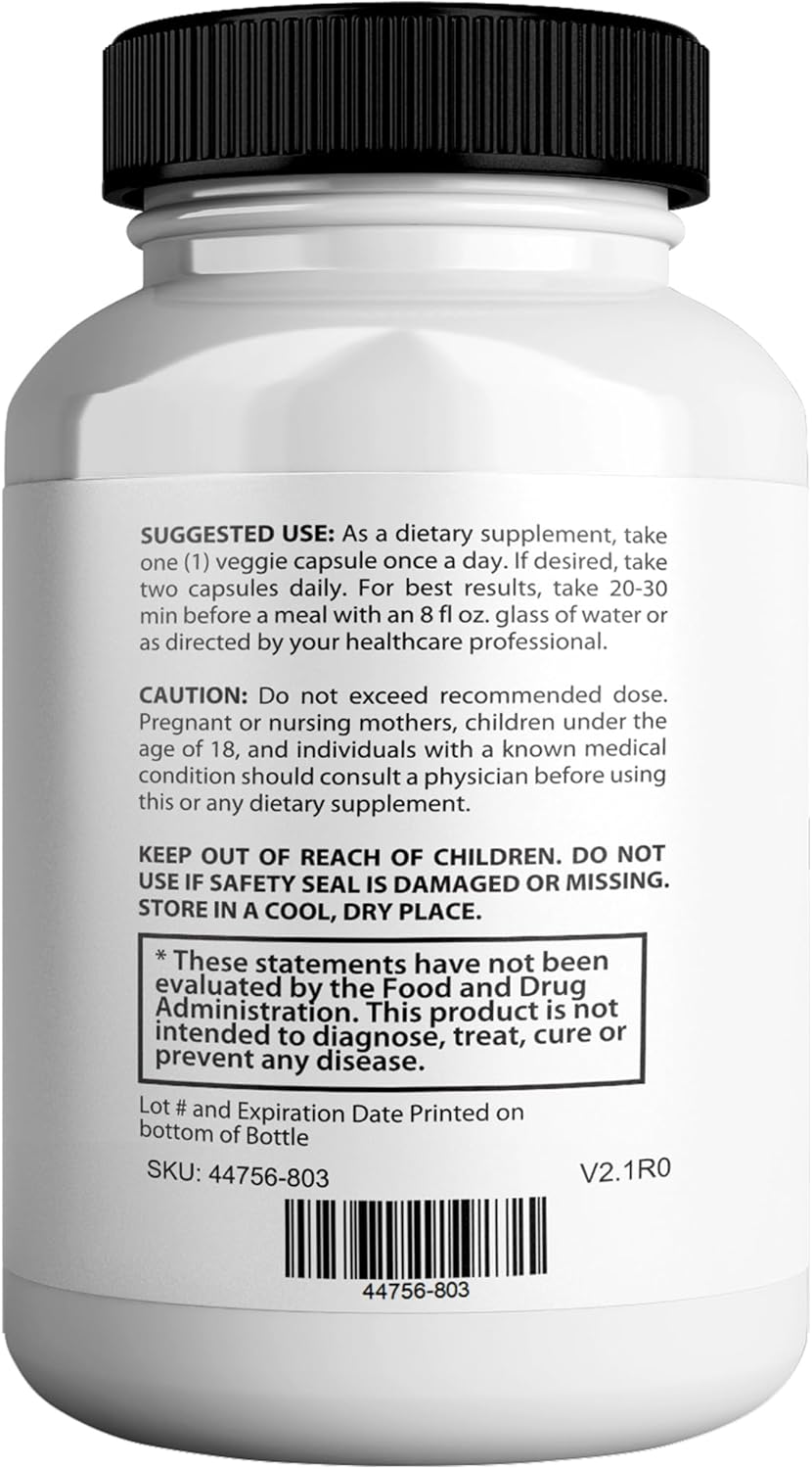 Maximum Strength All Natural Blood Sugar Support Formula - 60 Capsules