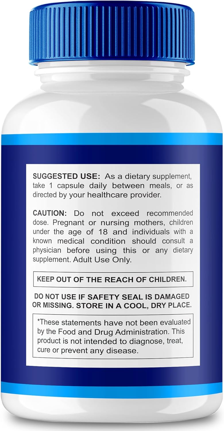 Maximum Strength Insupure Capsules - All Natural Support Supplement for Ideal Health & Wellness (60 Capsules)