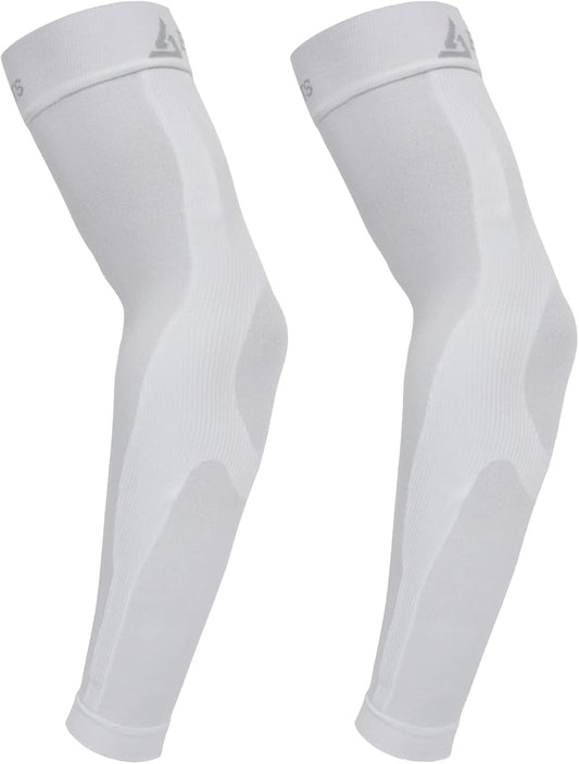 Medical Grade Graduated Compression Arm Sleeves for Men and Women - 20-30mmHG Pressure - Ideal for Athletics, Lymphedema, and Circulation Support
