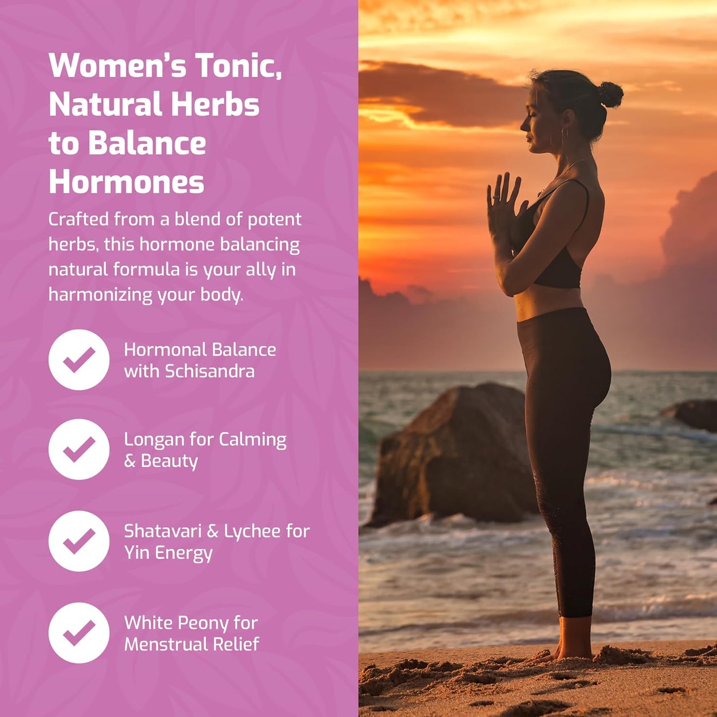Medicinal Foods Love Tonic: Hormonal Balance for Women with 12 Powerful Chinese Herbs | Yin Energy Booster | All-Natural, Vegan & Gluten-Free | 100g