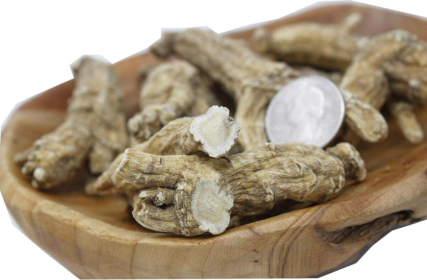 Medium & Large Hand-Selected American Wisconsin Ginseng Roots - Cultivated in Wisconsin (8oz/Box)