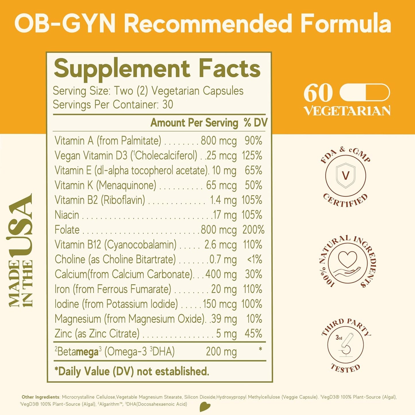 Melanated Maternity Multivitamins for Protected Prenatal Health