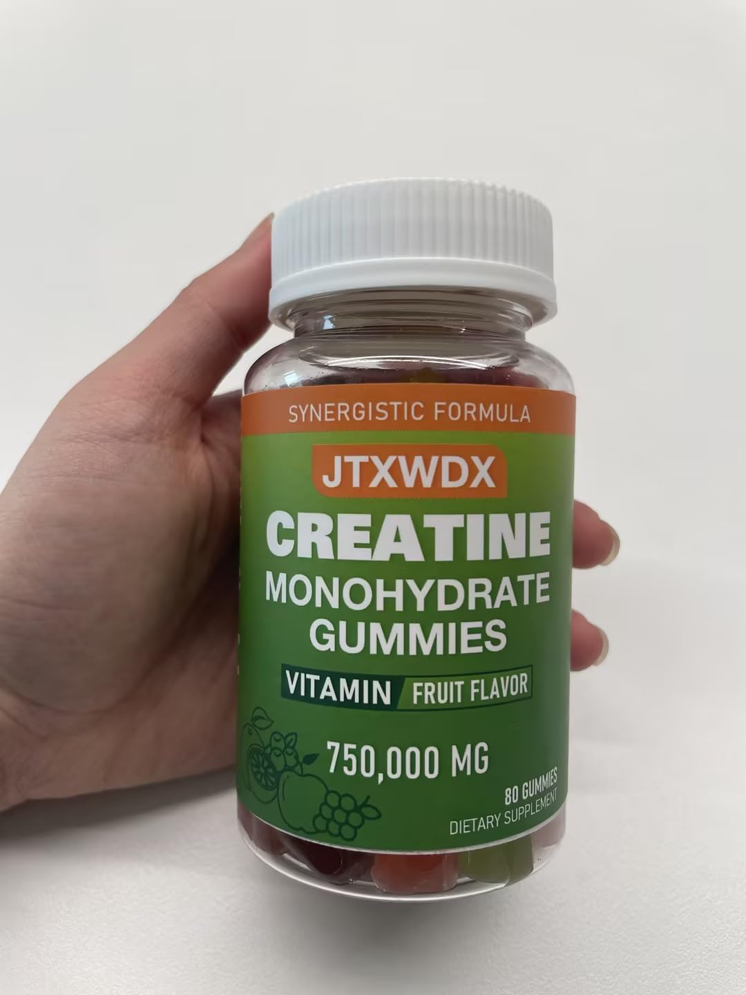 Men's Creatine Monohydrate Gummies - Dietary Supplement for Enhanced Performance