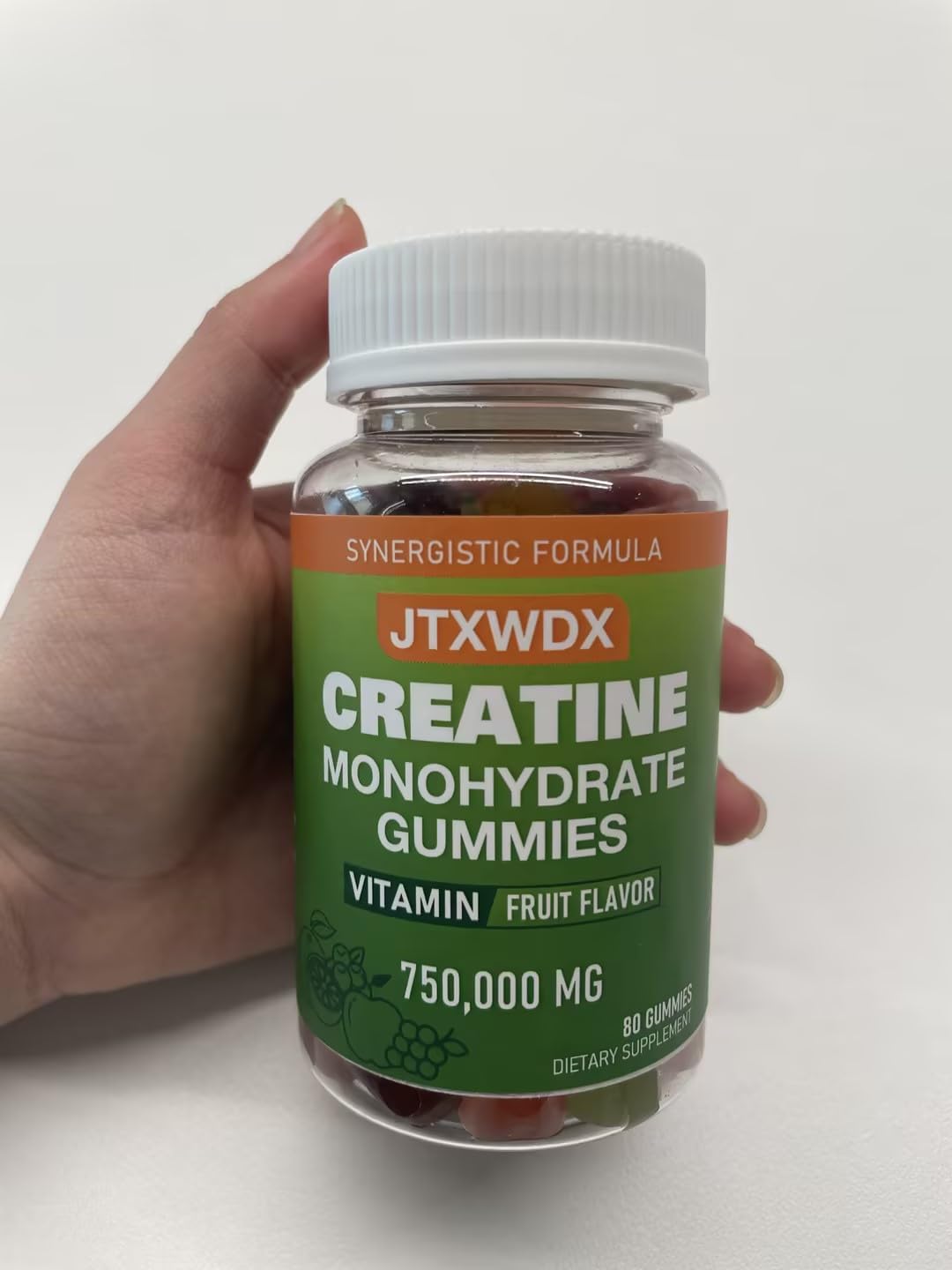 Men's Creatine Monohydrate Gummies - Dietary Supplement for Enhanced Performance