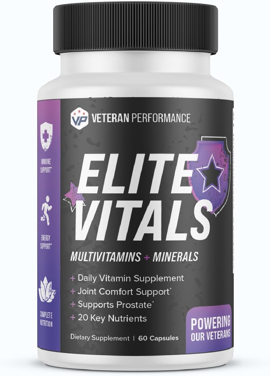 Men's Daily Multivitamin for Prostate, Energy, Immune & Joint Support - 60 Capsules