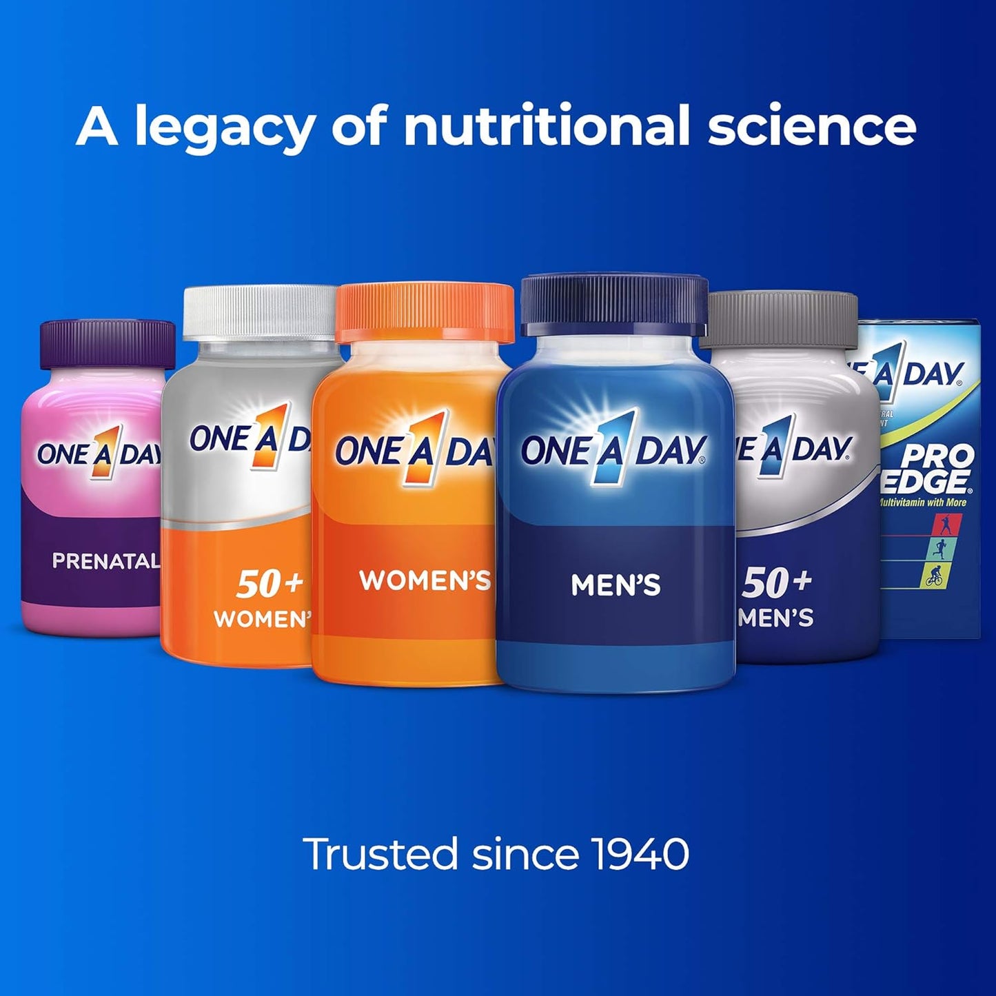 Men's Daily Multivitamin with Vitamins A, C, E, B1, B2, B6, B12, Calcium & D - 60 Count