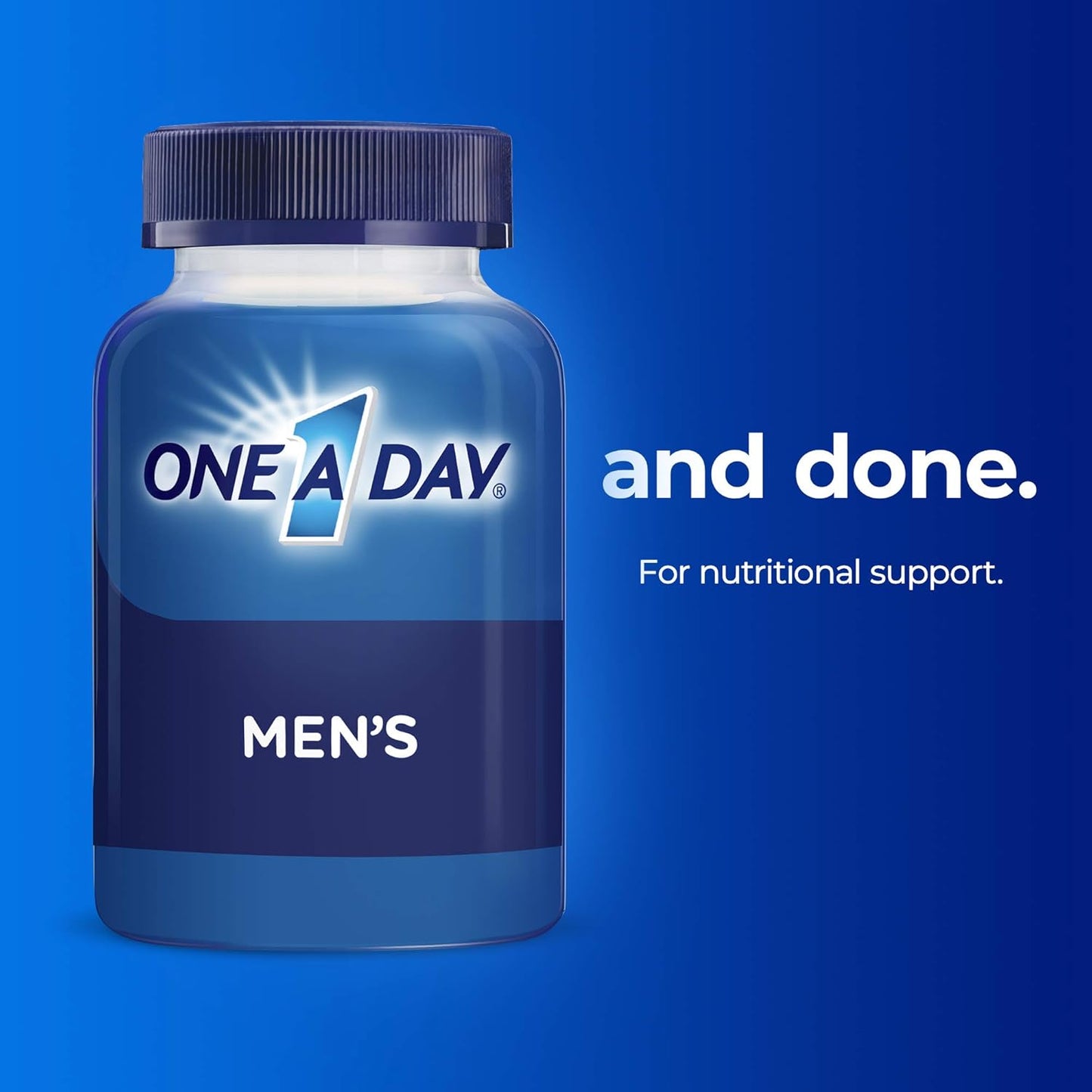 Men's Daily Multivitamin with Vitamins A, C, E, B1, B2, B6, B12, Calcium & D - 60 Count
