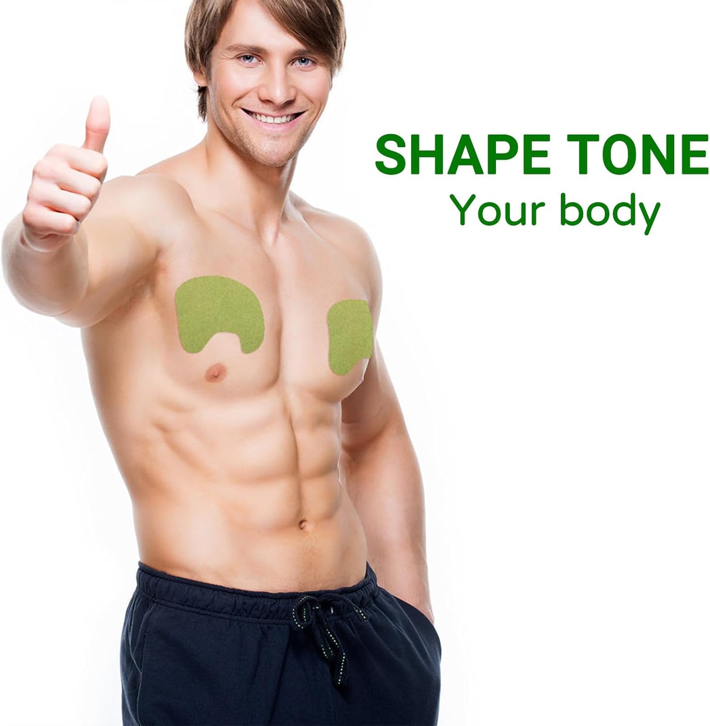 Men's Gynecomastia Compression Patch - Ginger Cream for Sculpting Chest Muscles Naturally - 1 Pack