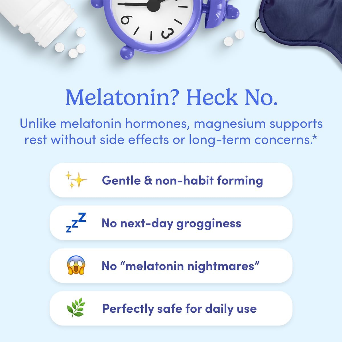 Men’s Nighttime Reset Calming Magnesium Gummies - Sleep Aid for Peaceful Rest & Balanced Mood - Supplement with Magnesium Citrate & L-Theanine - 60-Day Supply