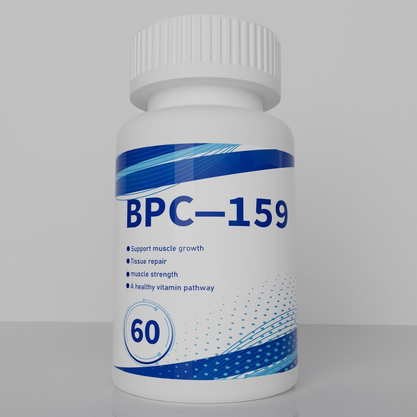 Men's Workout Supplement: BPC-159 Peptides 1500mcg for Muscle Recovery & Growth - Collagen Creatine Blend for Tendon & Ligament Health - 120 Capsules