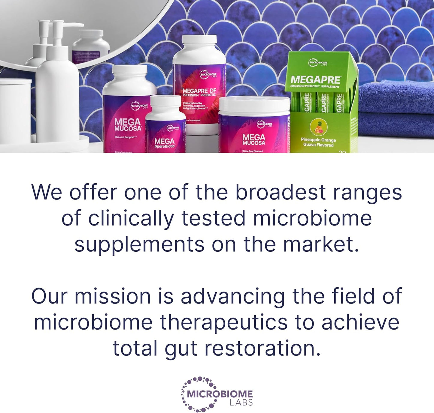 Microbiome Labs PyloGuard: Patented L. reuteri DSM17648 Digestive Comfort Supplement - Gut Health & Immune Support - Postbiotic (30 Caps)