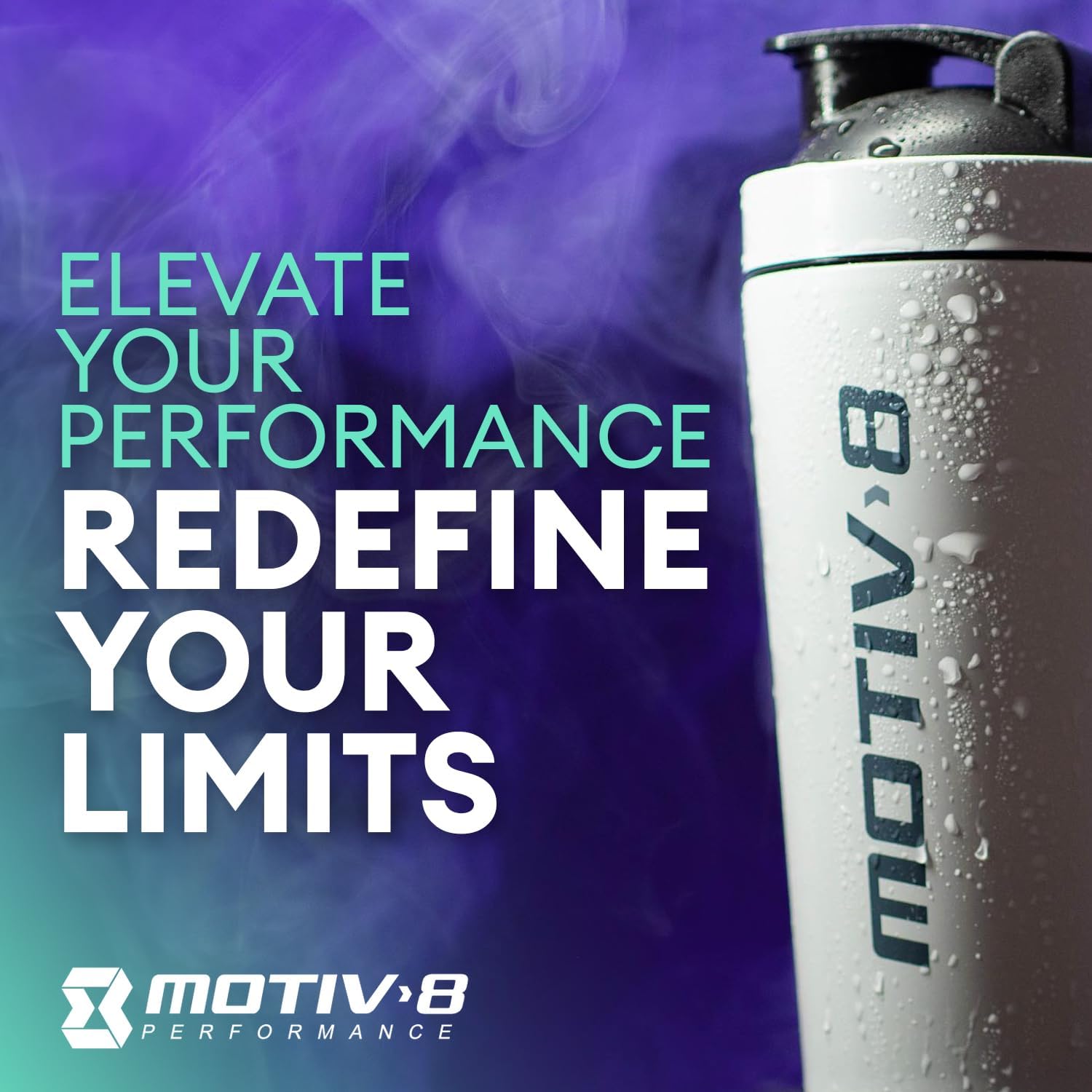 Motiv-8 Electrolyte Recovery Drink, Fruit Punch Flavor, Sugar-Free, Enhanced Endurance & Recovery - 60 Servings