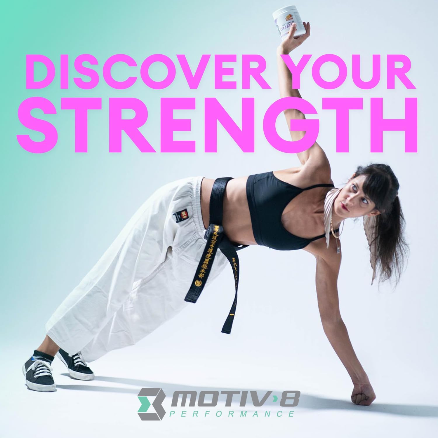 Motiv-8 Electrolyte Recovery Drink, Fruit Punch Flavor, Sugar-Free, Enhanced Endurance & Recovery - 60 Servings
