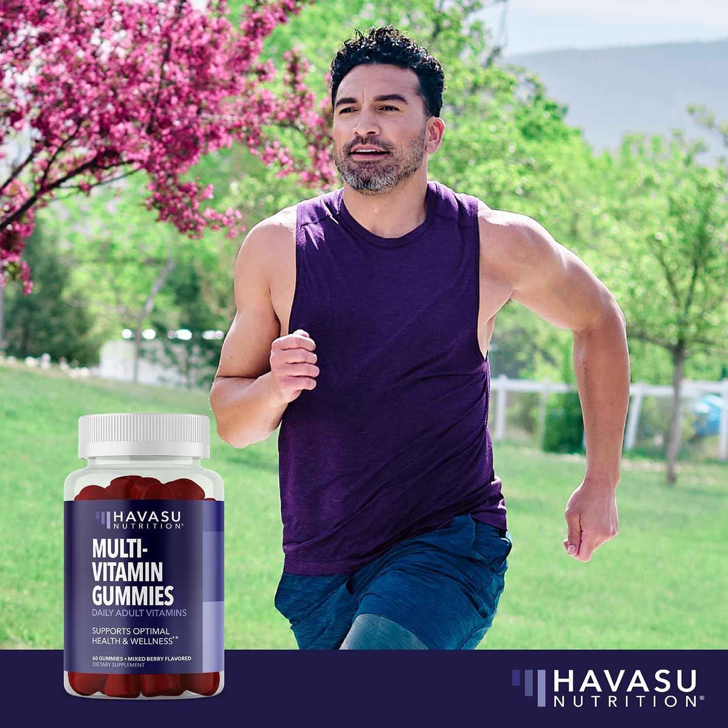 Multivitamin Gummies for Adults - Daily Gummy with Vitamin C, D, and Zinc for Men and Women - 60 Count - GLP-1 Nutritional Support for Optimal Health and Wellness - 1 Month Supply, Mixed Berry Flavor