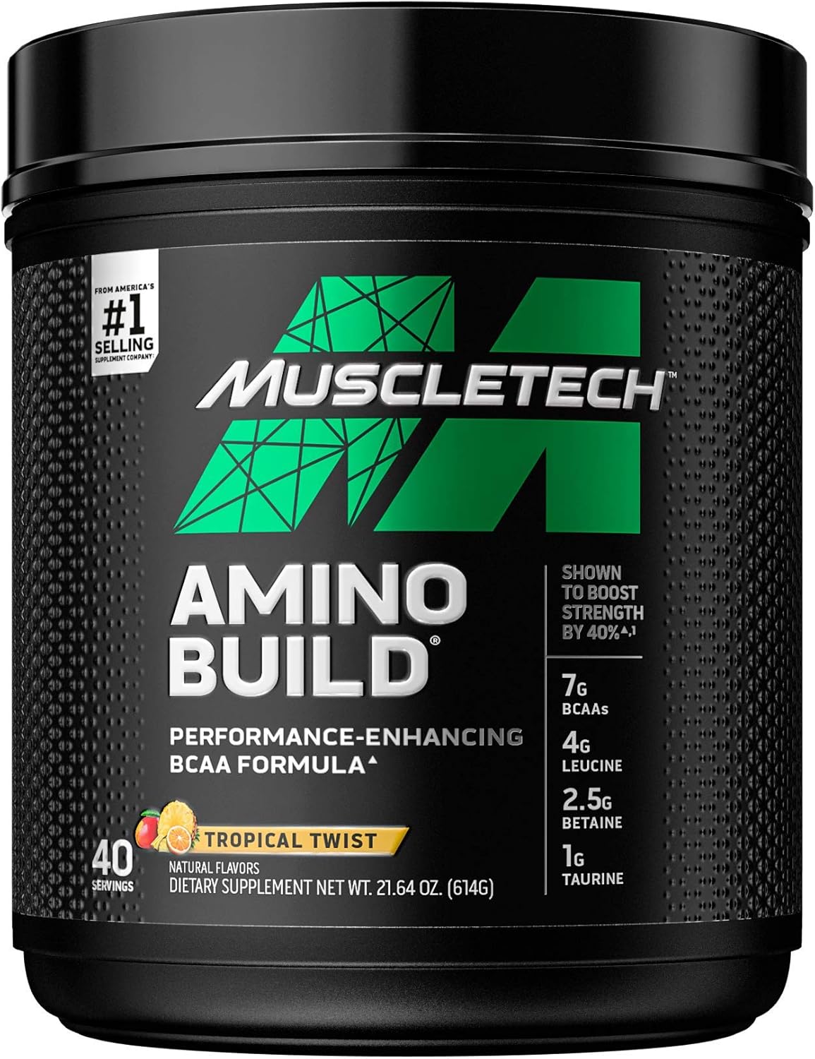 MuscleTech Cell-Tech Creatine Powder: Post-Workout Recovery Drink with BCAAs & Electrolytes - Amino Build Formula, 7g BCAAs & Electrolytes