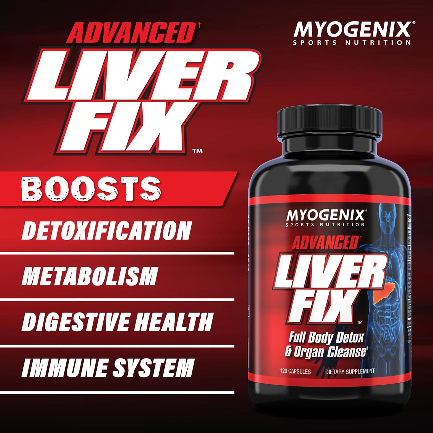 Myogenix Liver Support and Myolean Whey Protein Vanilla Supplement - 5 LBS