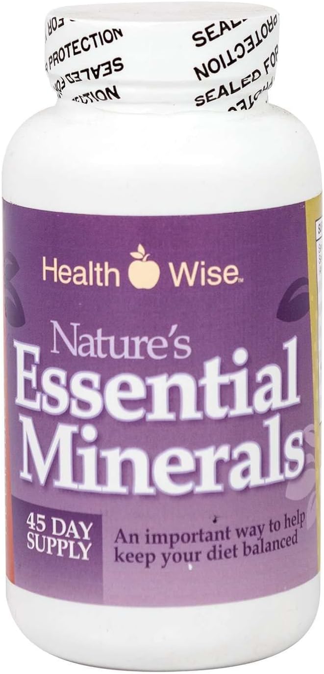 Nashua Nutrition HealthSmart Diet Supplement with Nature's Essential Minerals - Immune, Cardiovascular, and Bone Health Support - 180 Capsules