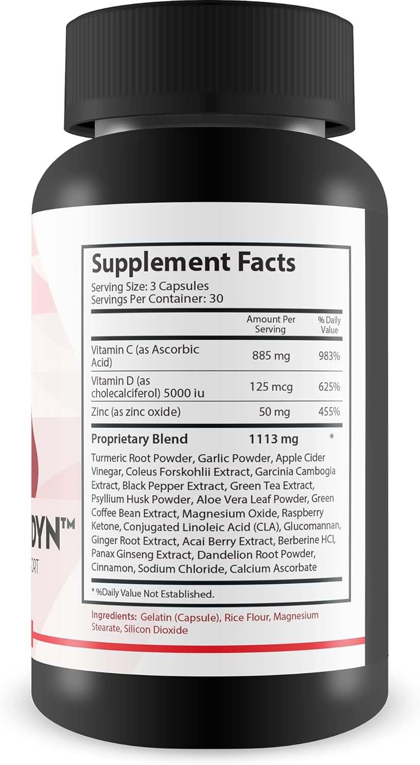 Natural Blood Health Support Supplement with Garlic, Turmeric, Berberine, Green Tea - Vitamins and Minerals for Improved Circulation and Balanced Blood Flow
