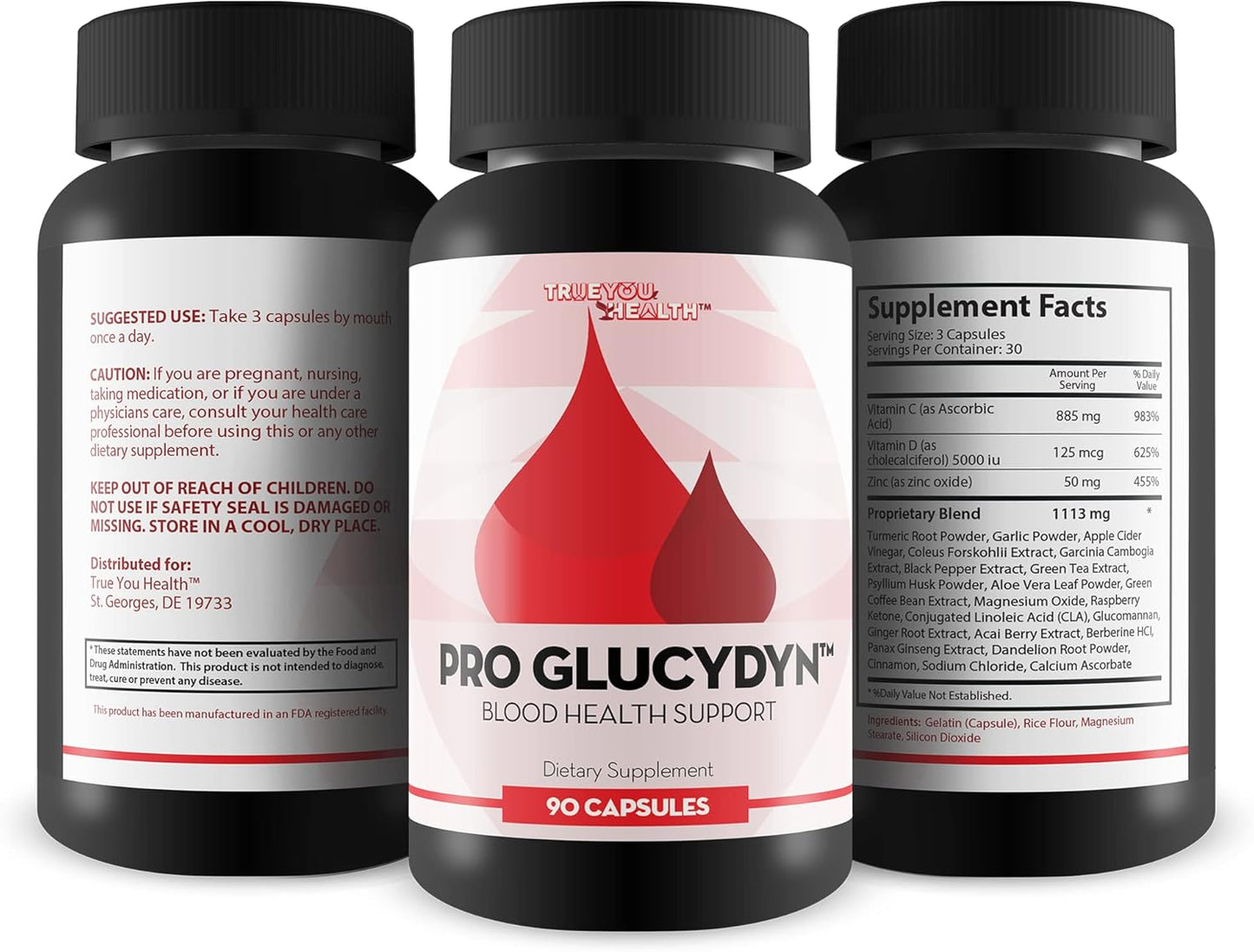 Natural Blood Health Support Supplement with Garlic, Turmeric, Berberine, Green Tea - Vitamins and Minerals for Improved Circulation and Balanced Blood Flow