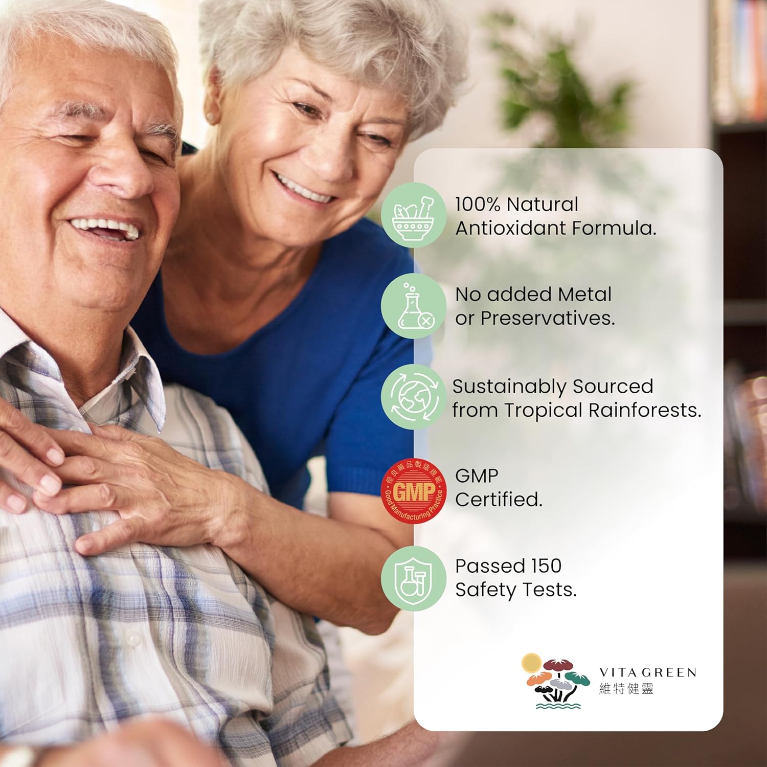 Natural Liver Cleanse and Daily Wellness Formula - Vita Green Supplement with Herbs, Vitamins - Boosts Energy, Promotes Resilience, Supports Vitality - 60 Capsules