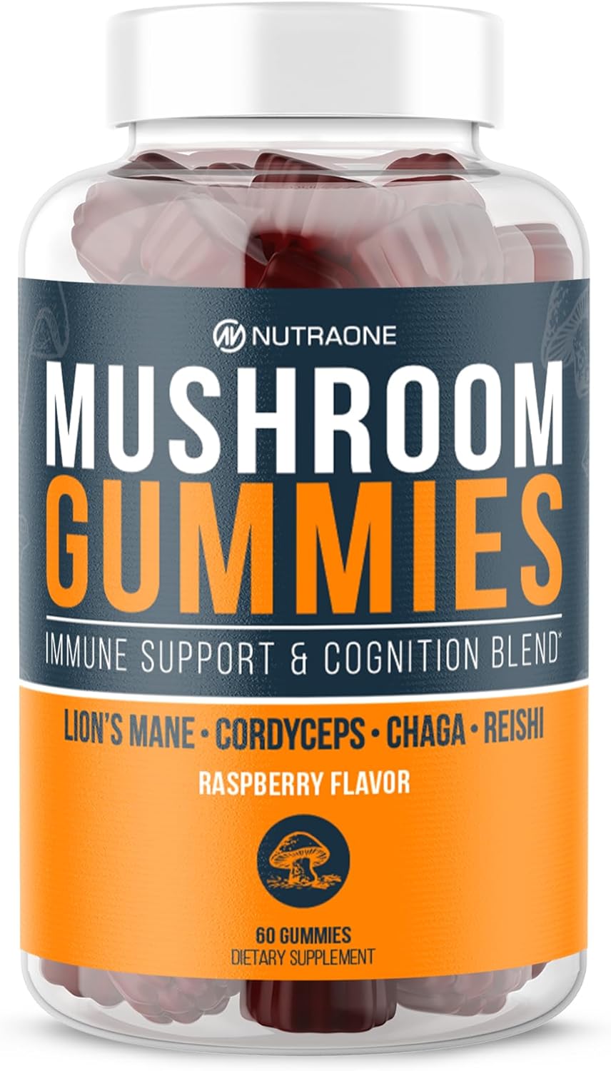 Natural Mushroom Gummy Supplement for Immune Support and Overall Wellness - NutraOne