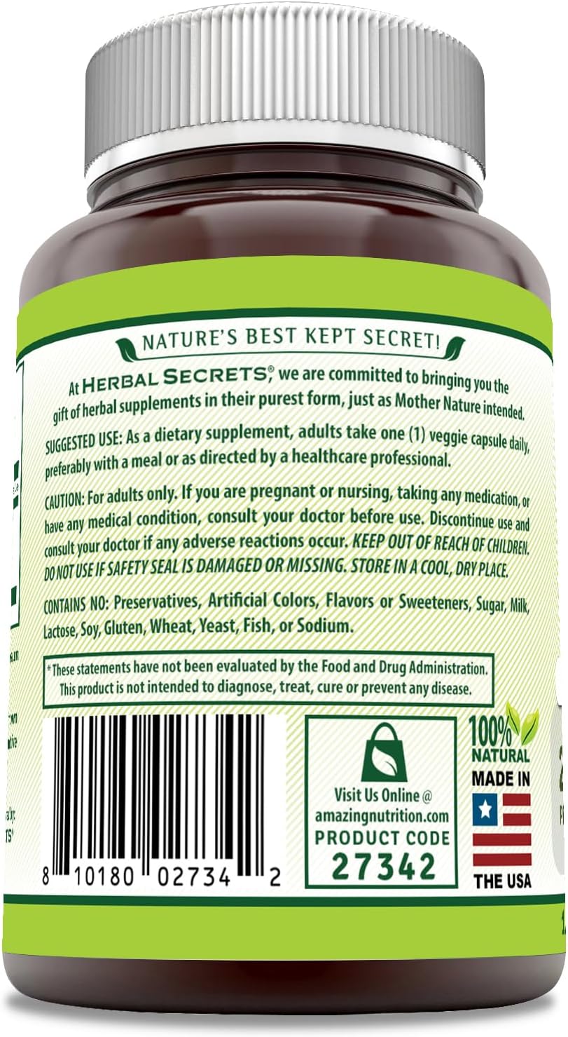Natural Pomegranate Extract Capsules 250mg - 120 Count | Herbal Supplement | Non-GMO & Gluten Free | USA Made