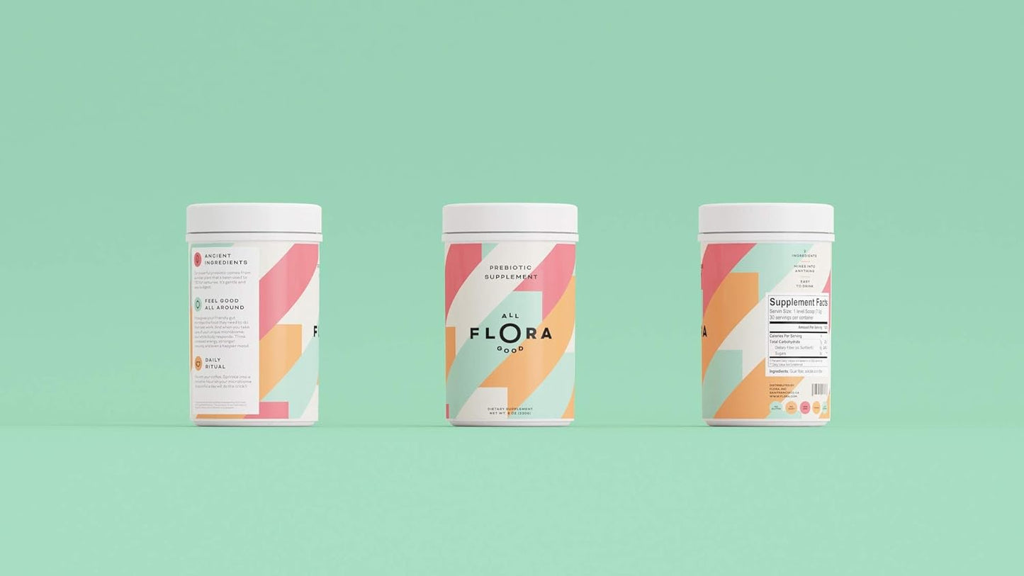 Natural Prebiotic Fiber Supplement for Gut Health - Supports Microbiome Balance - 30 Servings