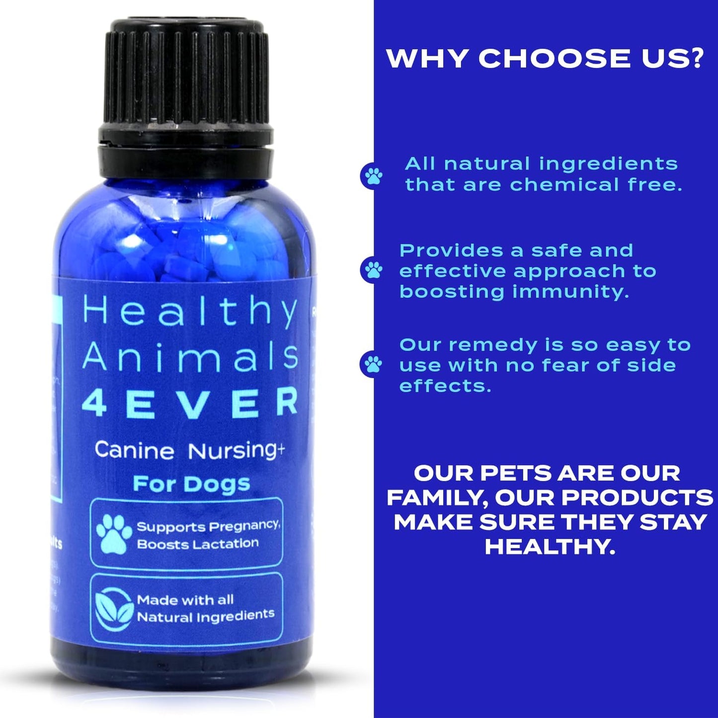 Natural Pregnancy and Lactation Support for Healthy Animals, Fast-Acting Formula with Guaranteed Results