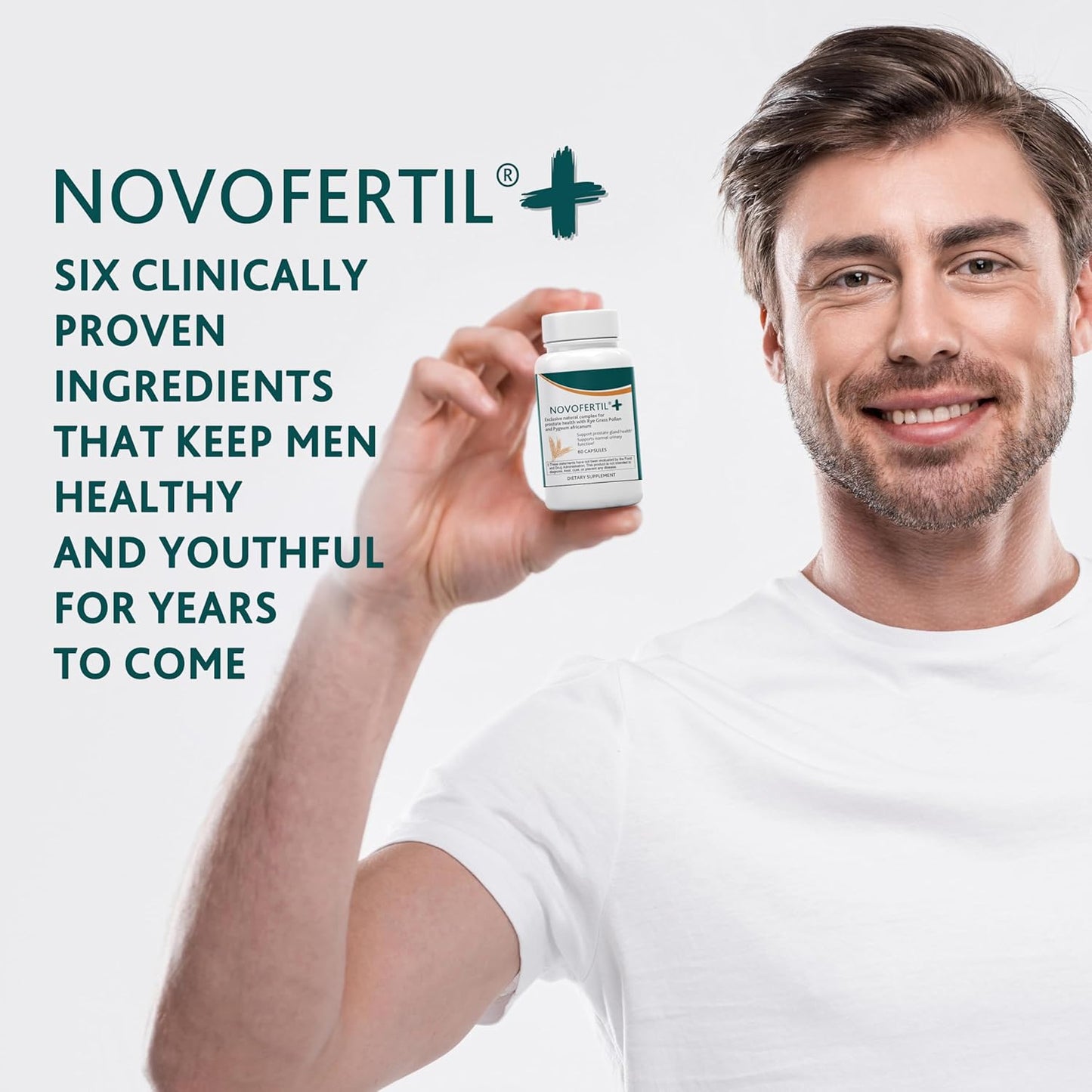 Natural Prostate Health Supplement - Novofertil® Plus Complex for Men's Wellness