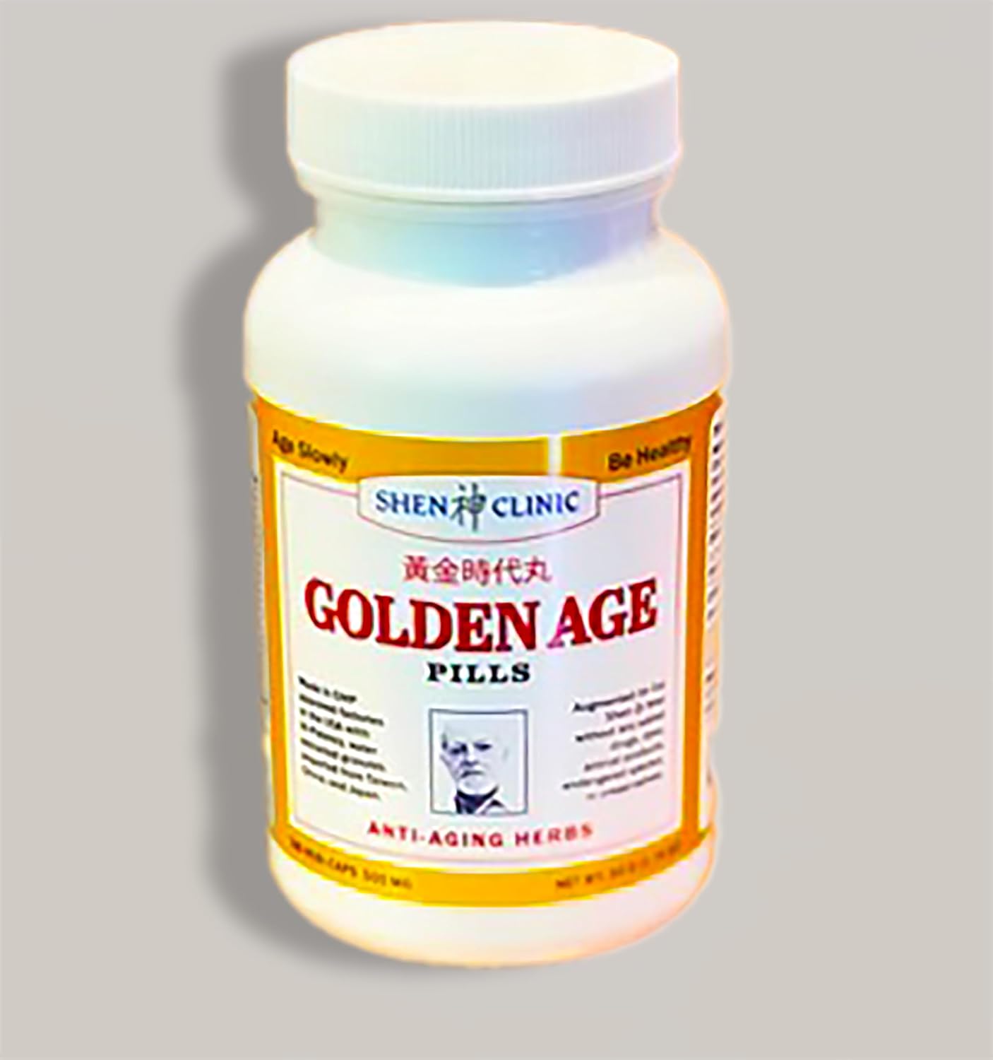 Natural Supplement for Seniors - Shen Clinic Golden Age Pills - 100 Capsules