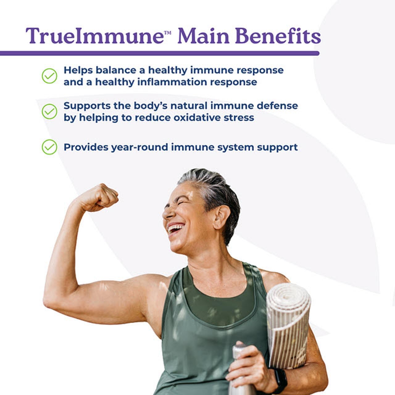 NatureCity True-Immune 5-in-1 Immunity Support Supplement with Vitamins D3, C, Zinc, Selenium, and Maitake Mushroom Extract - 60 Veggie Capsules - Non-GMO, Gluten Free Formula for Year-Round Wellness